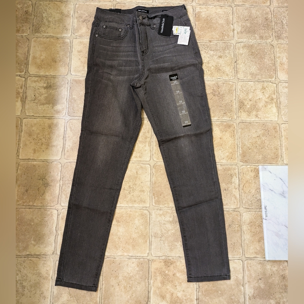 Needle&Cloth size 10 gray skinny jeans